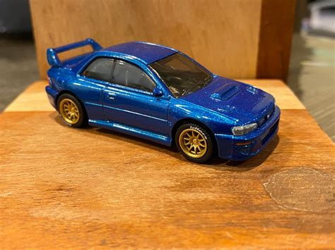 Hot Wheels Custom Subaru 22b Sti Impreza Real Rider Swap Etsy