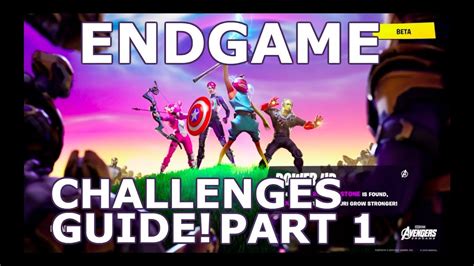 Fortnite Endgame Challenges Guide Part 1 Walkthrough Youtube