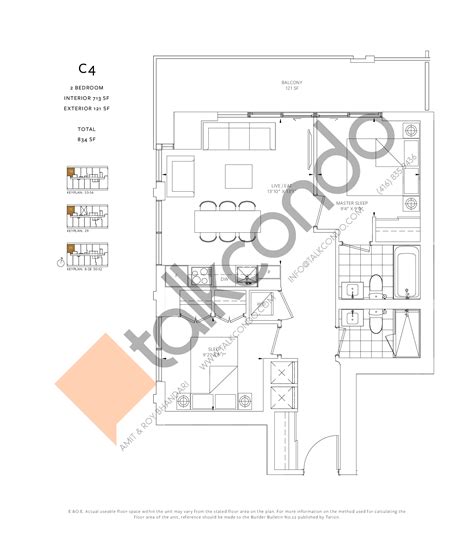 Estimated completion date is still unknown. 88 Queen Condos | C3 | 656 sq.ft. | 2 bedrooms