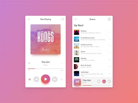 Music Player Sketch Freebie Music Player App App Design Music