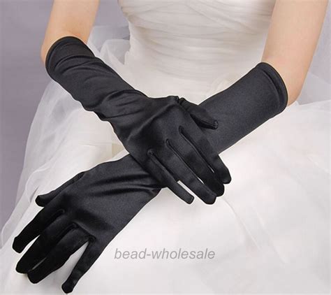 fashion satin long gloves opera wedding bridal evening party prom costume gloves ebay