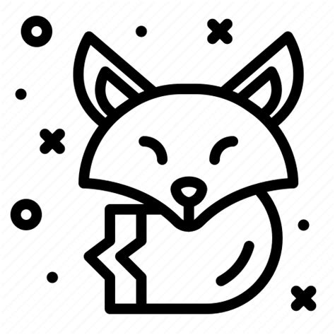 Arctic Fox Snow Winter Icon