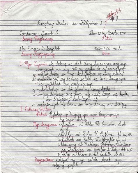 Detailed Lesson Plan In Filipino Docx Grade To Daily Lesson Log My