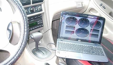 how to connect laptop to car