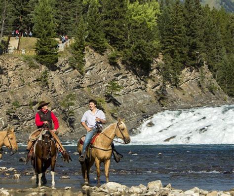 Horseback Ride Spray River Banff Trail Riders Horseback Riding Trails