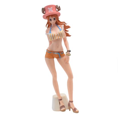joinfuny one piece nami action figure sexy nami with chopper hat swimsuit pvc toy t