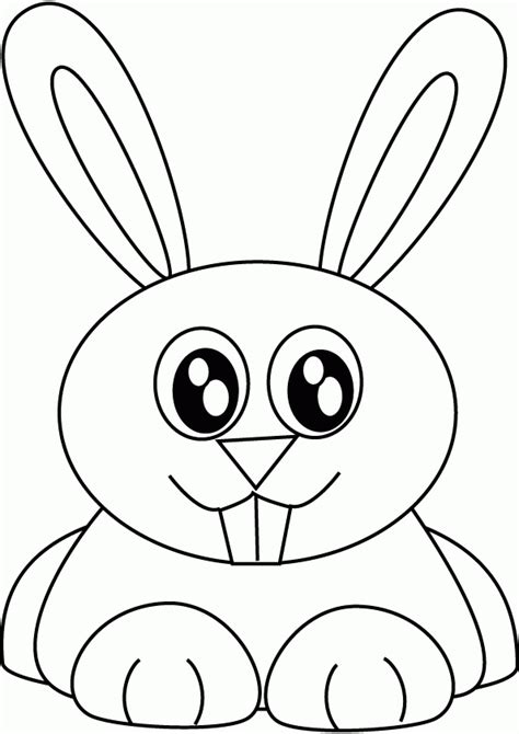 Easter egg printable colouring pages. Easter Bunny Face Coloring Pages - Coloring Home