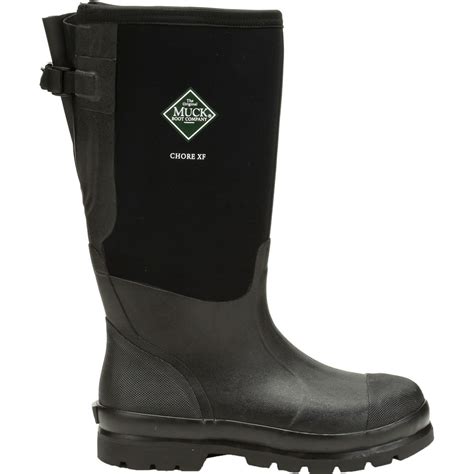 Muck Boot Company Muck Mcxf 000 Blk 090 Mens Chore Extended Fit Boot