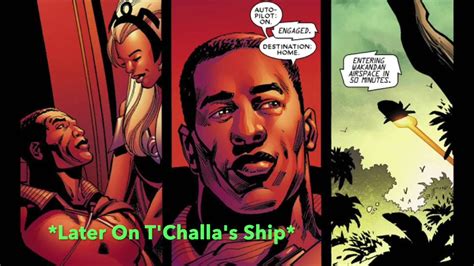 The Comic Book Story Of Tchalla Black Panther And Ororo Storm Youtube