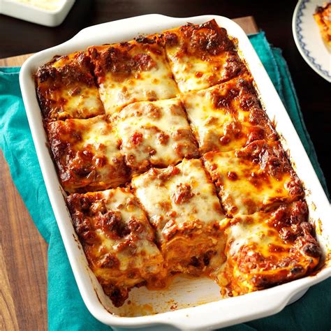 Make Ahead Lasagna Recipe Taste Of Home