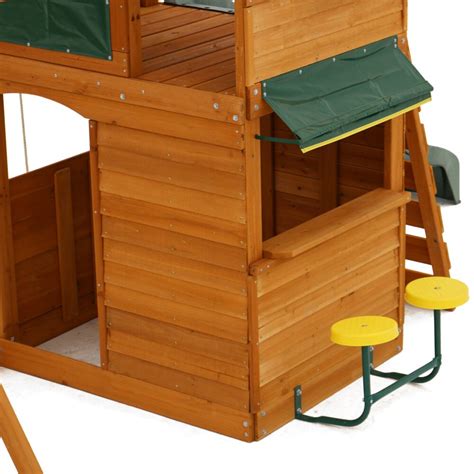 Big Backyard Ridgeview Deluxe Clubhouse Wooden Swing Set And Reviews