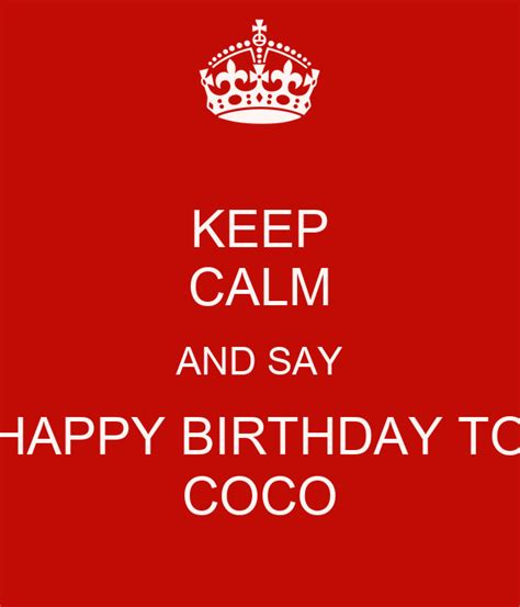 Happy Birthday Coco Telegraph