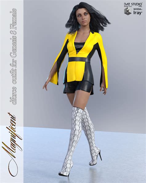 Magnificent Dforce Outfit For Genesis 8 Females 3d Figure Assets Arttailor