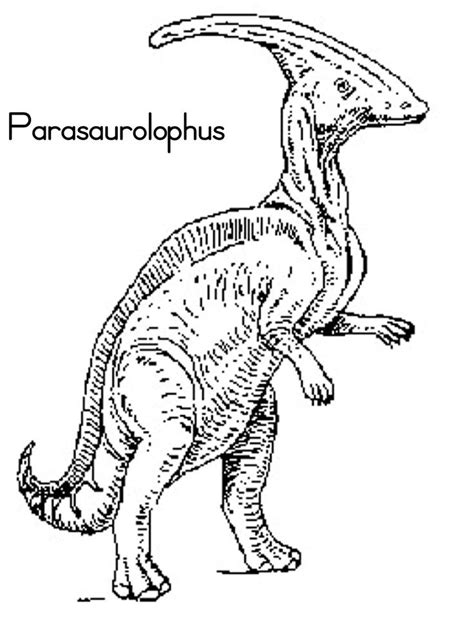 Feel free to personalize your name coloring pages. Parasaurolophus Coloring Page - Coloring Home