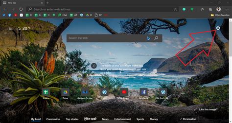 How To Change New Tab Background Image In Microsoft Edge