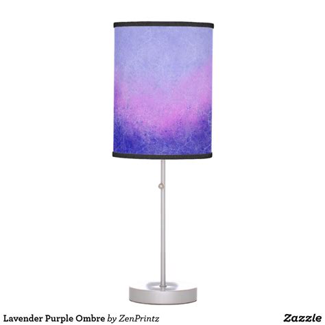 Lavender Purple Ombre Table Lamp Turquoise And Purple Bedroom Purple Rooms Purple Decor