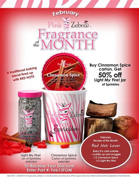 Februarys Fragrance Of The Month Pink Zebra Sprinkles Pink Zebra