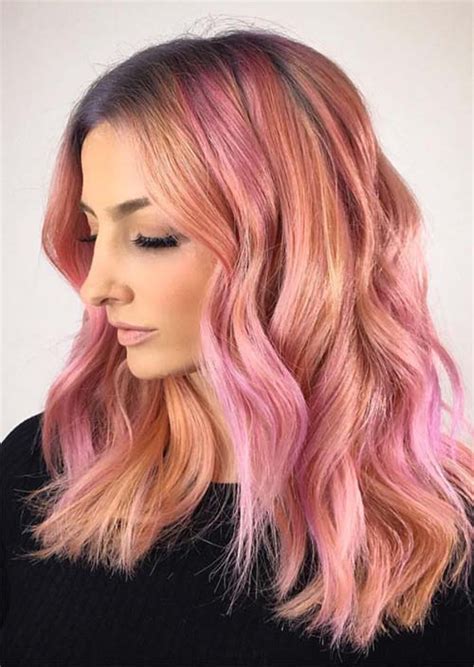 Coloring rose gold hair without bleach. Dark Rose Gold Hair: Your Complete Guide to the Trendiest ...