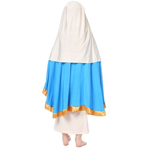 ☊girl Virgin Mary Costume Biblical Characters Saint Gown Cosplay