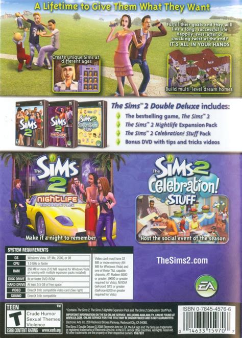 I have the ultimate collection but it is kind of glitchy. The Sims 2: Double Deluxe (2008) Windows box cover art ...