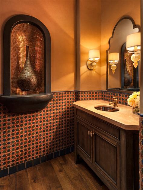 moroccan style bathroom houzz