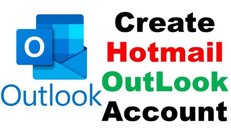 How To Create Hotmailoutlook Account Hotmailoutlook Sign Up Youtube