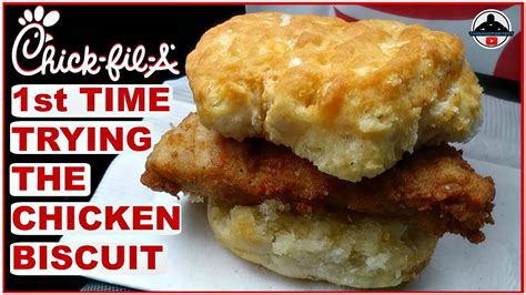 Chick Fil A Chicken Biscuit Review Breakfast Tuesday 🐤☀️ Youtube