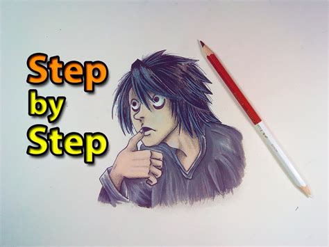 Easy pencil drawing mountain landscape scenery step by step ➤subscribe our channel How To Draw L from Death Note | Easy Step by Step - YouTube