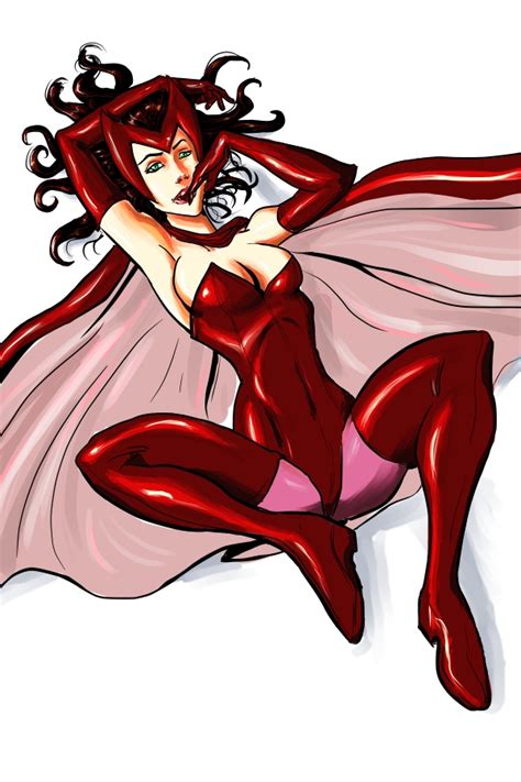 Wonder Man And Vision Group Sex Scarlet Witch Magical Porn Pics