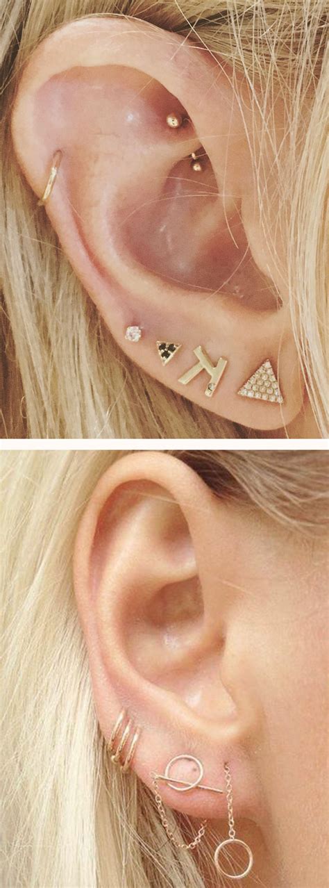 30 Ear Piercing Ideas That Are Trending Now Mybodiart
