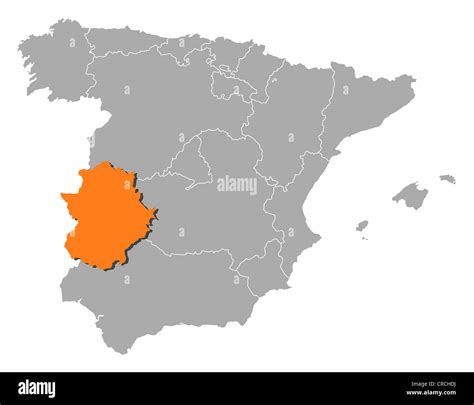 Mapa Politico De Extremadura Detraiteurvannederland My XXX Hot Girl
