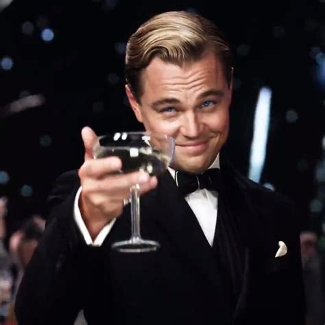 Create Meme A Toast To Those The Great Gatsby Leonardo Dicaprio With