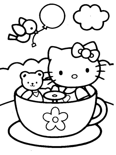 147 dessins de coloriage hello kitty à imprimer sur LaGuerche.com  Page 6