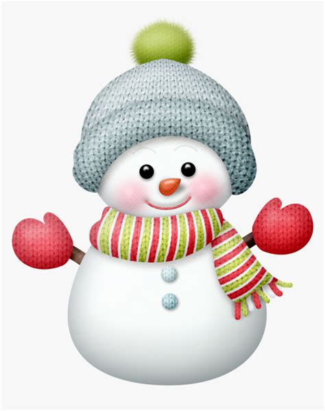 Transparent Snow Man Clipart Cute Snowman Clipart Png Download