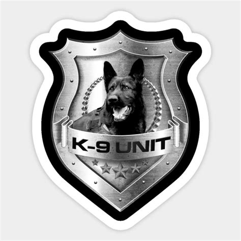 Metal K 9 Unit Badge German Shepherd K9 Unit Sticker Teepublic