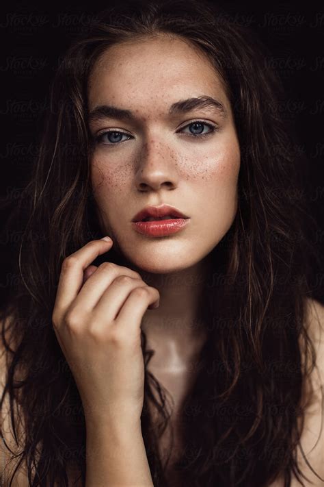 Close Up Beauty Portrait Del Colaborador De Stocksy Marija Savic