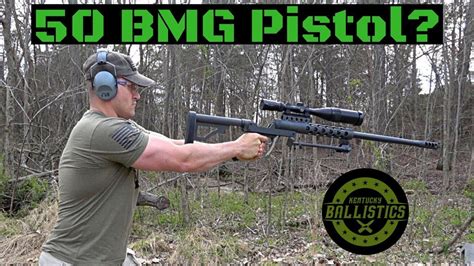 Don't do it right after you eat. 50 BMG Pistol? - YouTube