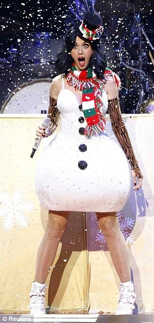 Katy Perry In Sexy Santa Outfit For The Jingle Ball