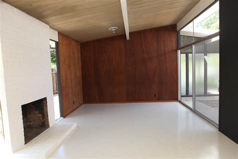 Wood paneling adds an organic element to otherwise spare spaces; Modern Wood Panel Ideas — Mid Century Modern Interior ...