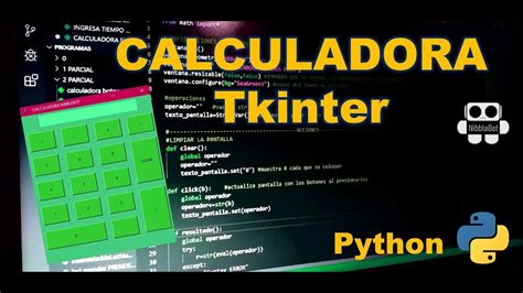 🐍 calculadora bÁsica con tkinter ¶ python youtube