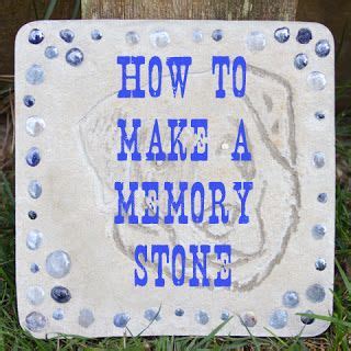 Pour mortar into a bucket. DIY Memory Stone for my Pet #diy (With images) | Pet memorial stones, Memorial stones, Pet ...