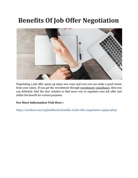Ppt Benefits Of Job Offer Negotiation Powerpoint Presentation Free