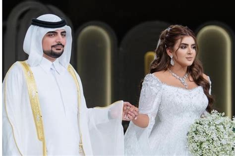sheikha mahra shares wedding photos with husband sheikh mana emirates woman