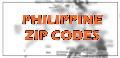 Philippine Zip Code Complete List Of Zip Codes In The Philippines