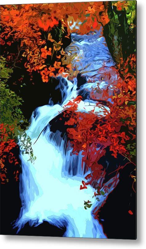 Flowing Autumn Metal Print By Am Fineartprints Autumn Scenery