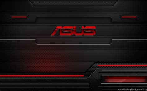 Hd Red And Black Asus Technology Wallpapers For Desktop Full Size