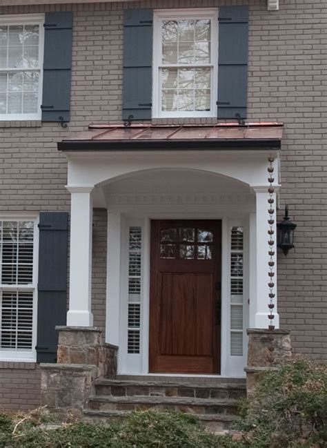 What size corbels/brackets would i need and are there any risk to the inner top joint pulling apart with their being support at the wall provided by the brick and the attachment to the brick? 7 best images about Porch Stone Ideas on Pinterest | Side ...