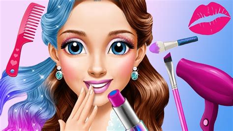 Fun Kids Care Games Ice Princess Makeup Frozen Gloria Beauty Salon