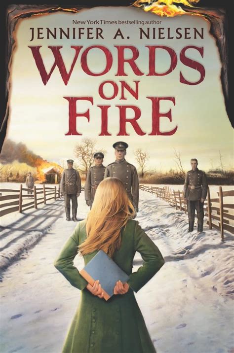 Words On Fire By Jennifer A Nielsen Responseper