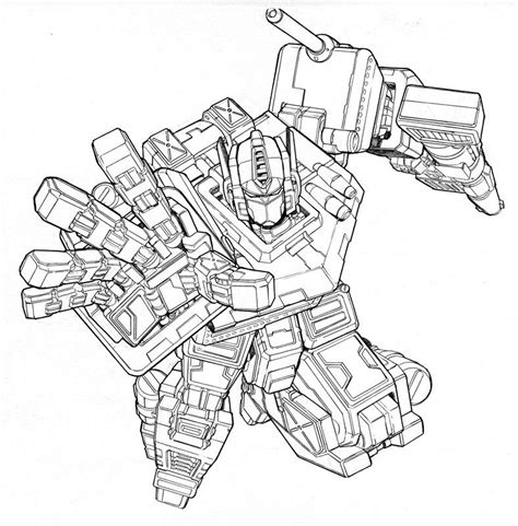 Ausmalbilder Transformers Optimus Prime